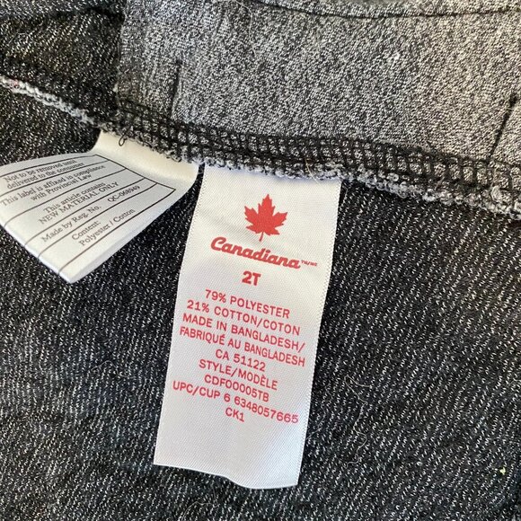 Canadiana Baby Coat‎ Sweater Quilted Jacket Toddler Kids Size 2T - Picture 5 of 6